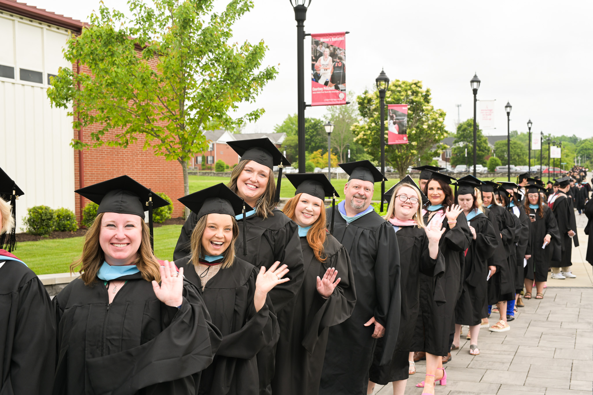 Campbellsville University Graduation Walk