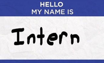 hello my name is intern tag