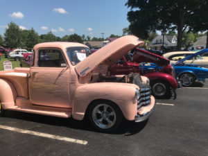 Over 100 cars at July 4th Tri-County Car Club Show on campus