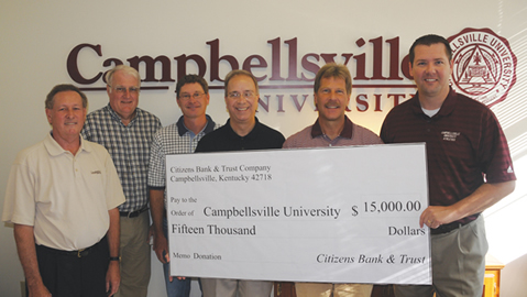 CU Receives $15,000 from Citizens Bank & Trust Co. Inc.