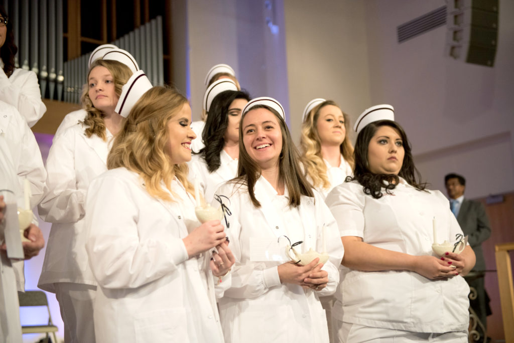 Campbellsville University holds pinning ceremony for graduating nursing students