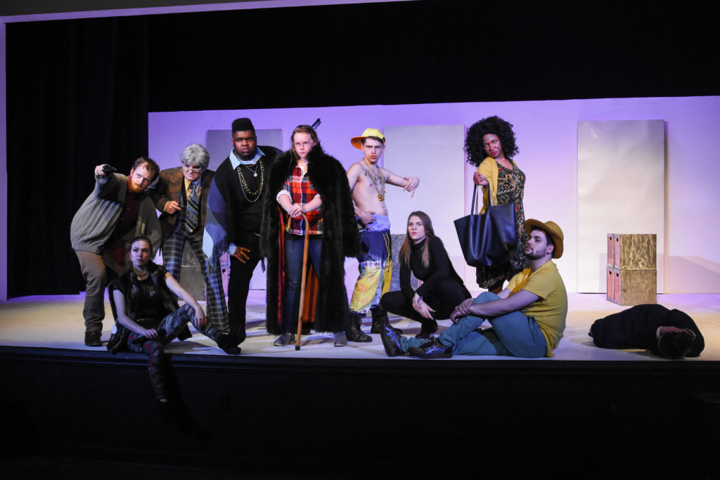 Campbellsville University’s theater department produced their first play, “The Ver**zon Play” of the year Feb. 21-24. (Campbellsville University Photo by Ariel C. Emberton)