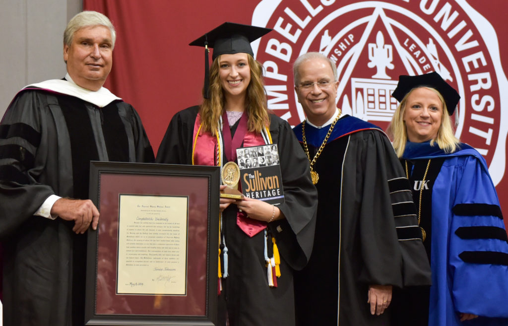 CU graduate, Jessica Johnson, Receives Algernon Sydney Sullivan Award