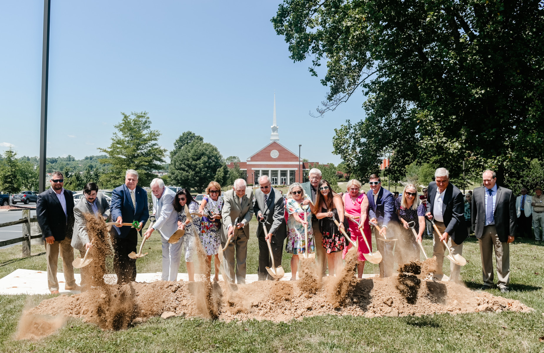 Campbellsville University holds Heilman Wellness Center dedication and groundbreaking ceremony for future Heilman Welcome Center on campus