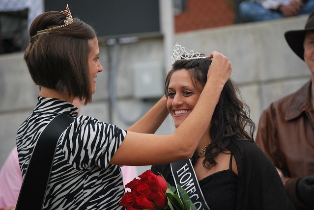 Maria Gomez crowned Homecoming Queen by Cheris Evans