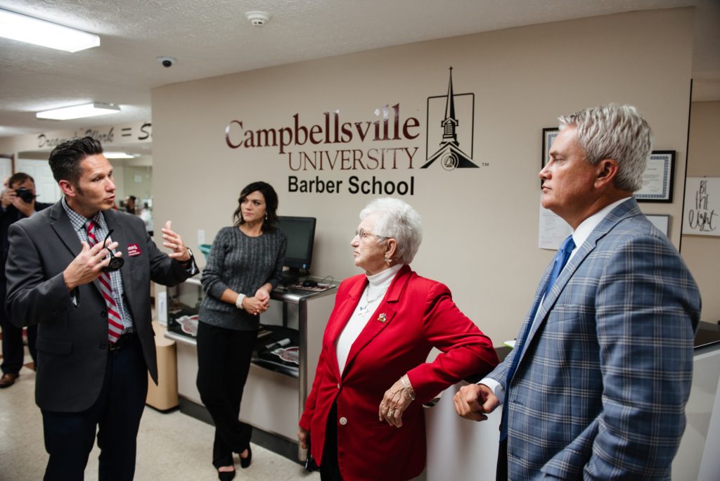 U.S. Congress members Comer and Foxx visit Campbellsville University education sites 2