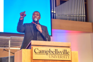 ‘Sin and temptation is group issue’ Brogdon tells students at chapel