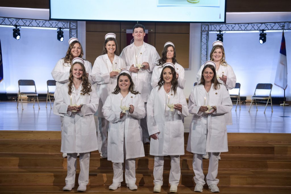 Nine students recognized at Associate Degree Nursing Program Pinning