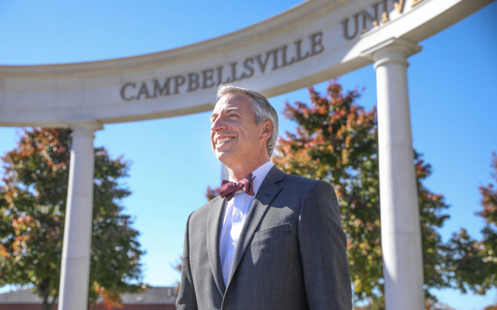 Hopkins begins as 12th president of Campbellsville University