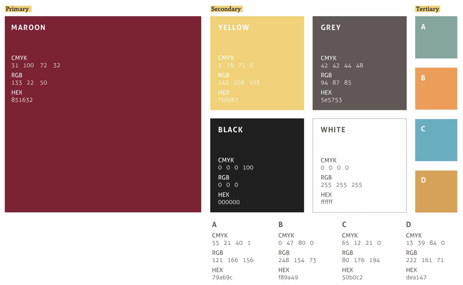 updated color palette