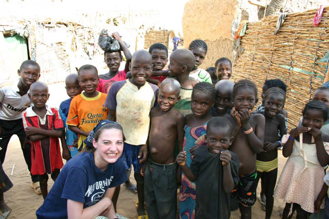 Bethany Thomaston, a sophomore from Auburn, Ky., traveled to Niger for her first mission trip.