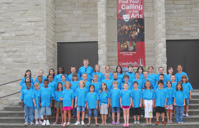 Campbellsville University hosted Kids College June 14-17 for students in grades first-eighth