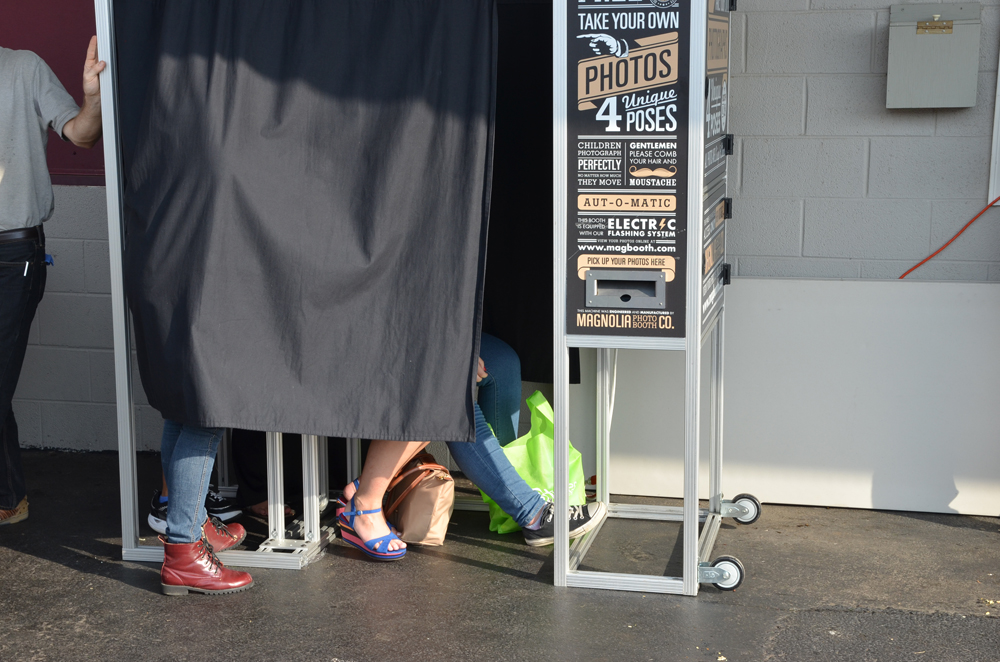  Many CU students partook in the extraordinary photo booth. (Campbellsville University photo by Drew Tucker) 