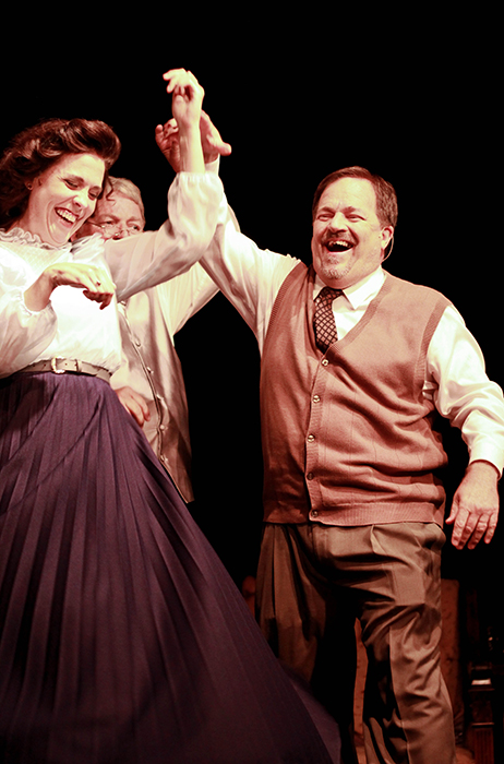 Kelli Stanfield plays Eliza Doolittle and Ray Hollenbach was Mr. Higgins in “My Fair Lady” last season at Campbellsville University. (Campbellsville University Photo by Joshua Williams)