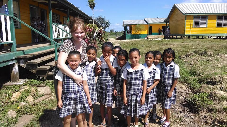 Tammy Snyder, secretary to Early Childhood Education Department, and others from CU took a trip during Spring Break to Belize to help teach local schoolchildren.