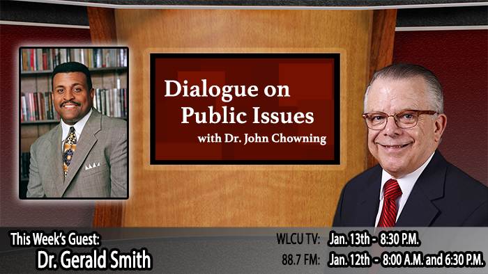 Campbellsville University’s Dr. John Chowning, executive assistant to the president of Campbellsville University for government, community and constituent relations, interviews, Dr. Gerald Smith, associate professor of African American History Martin Luther King Jr., Scholar-In Residence at University of Kentucky, for his “Dialogue on Public Issues” show. The show will air the following times: on WLCU-TV, Campbellsville University’s cable channel 10 and digital channel 23.1, Monday, Feb. 13 at 8:30 p.m. and Sunday, Feb. 12 at 8 a.m. and 6:30 p.m. on 88.7 The Tiger radio.