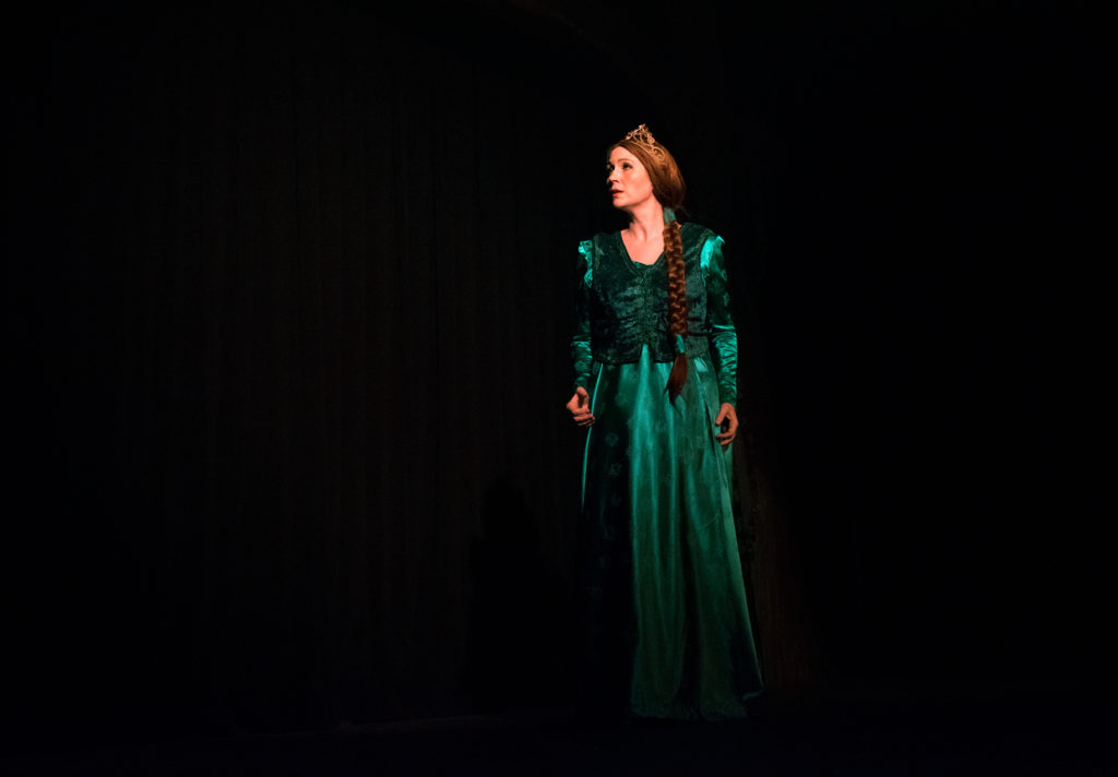Princess Fiona, played by Jenny Kawa of Greensburg, Ky., performs during Shrek The Musical at Campbellsville University. (Campbellsville University Photo by Joshua Williams)
