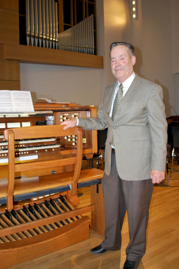 Dr. James Sperry, organist at Greensburg Presbyterian Church.